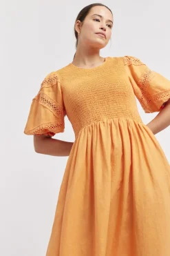 Alessandra Claudia Dress - Marigold
