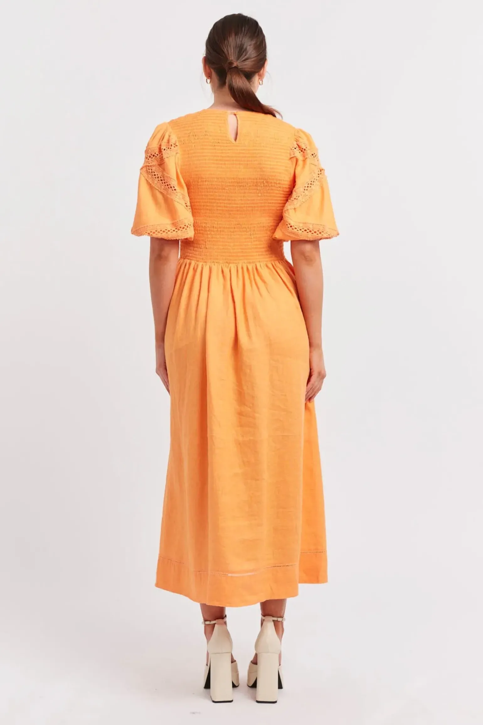 Alessandra Claudia Dress - Marigold