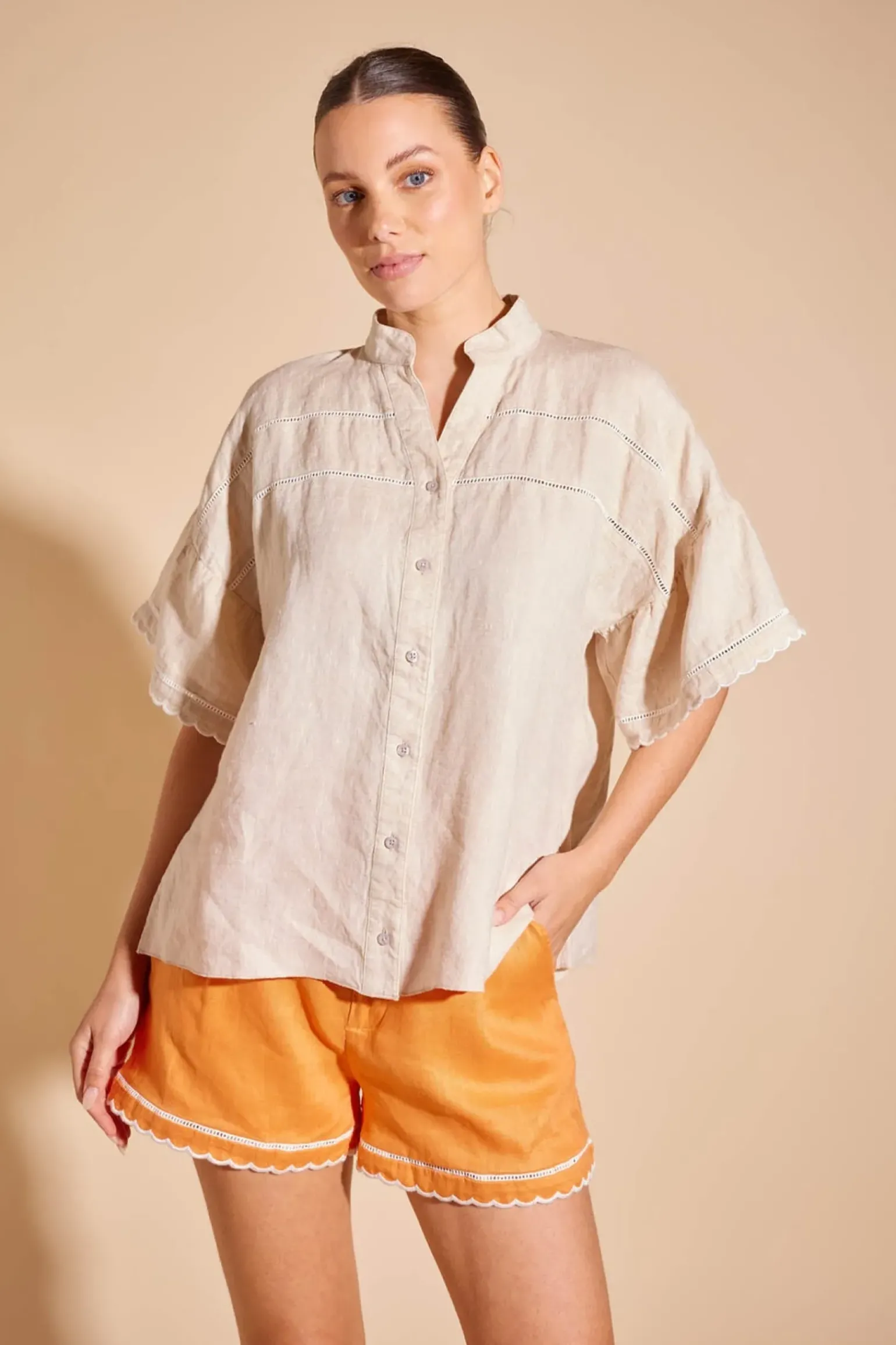 Alessandra Odette Shirt - String