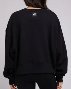 All About Eve Active Tonal Sweater - Black