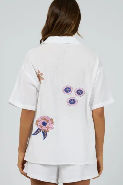All About Eve Daria Shirt - White