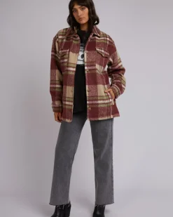 All About Eve Hilary Check Shacket