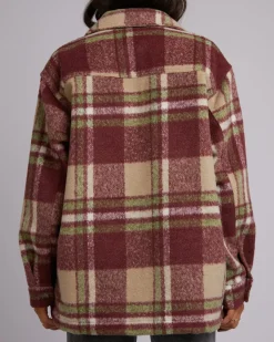 All About Eve Hilary Check Shacket