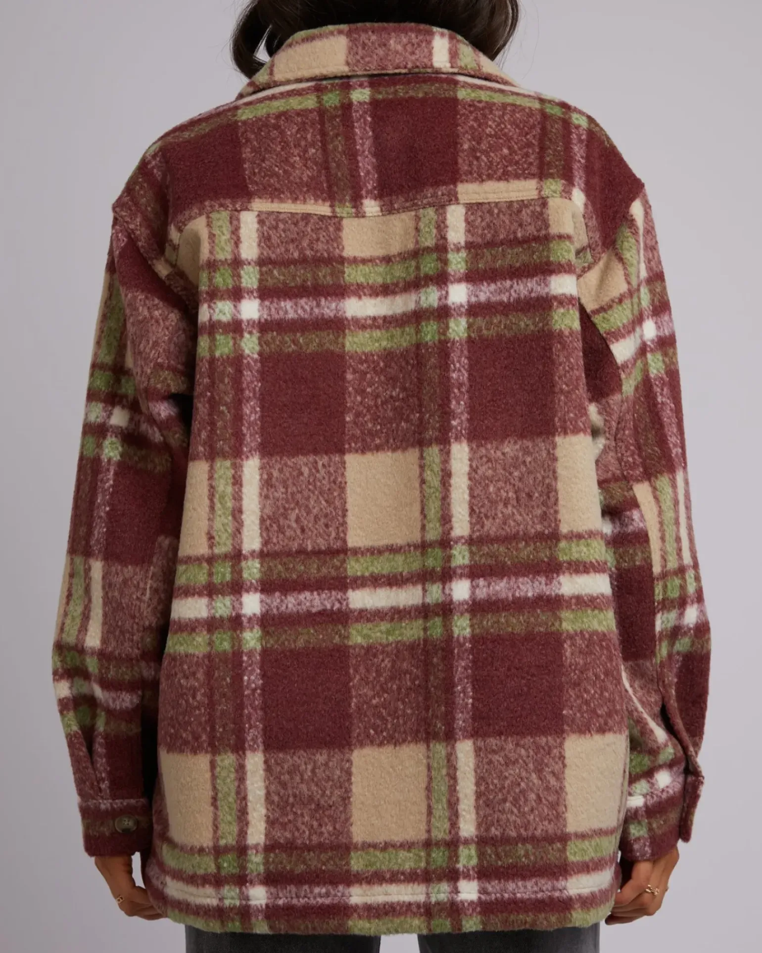 All About Eve Hilary Check Shacket