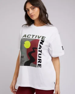 All About Eve National Tee - Vintage White
