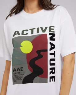 All About Eve National Tee - Vintage White