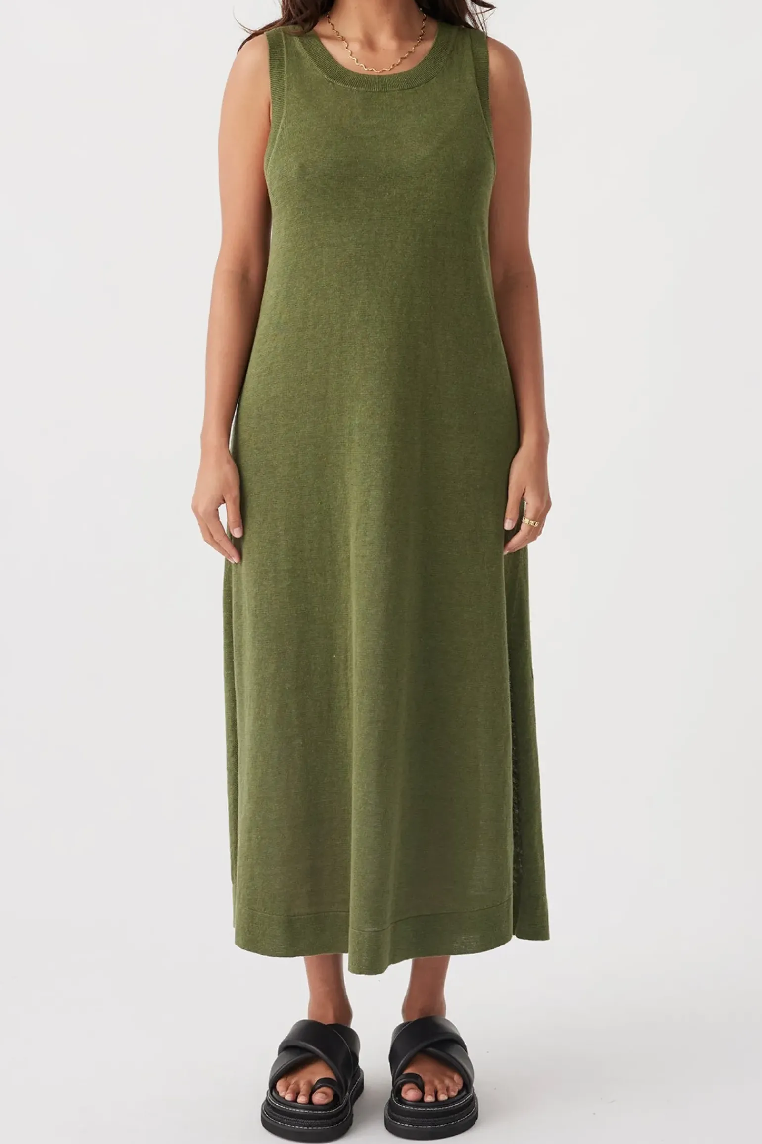 ARCAA Brie Long Dress - Caper