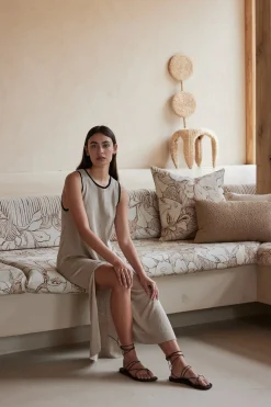 ARCAA Brie Long Dress - Taupe