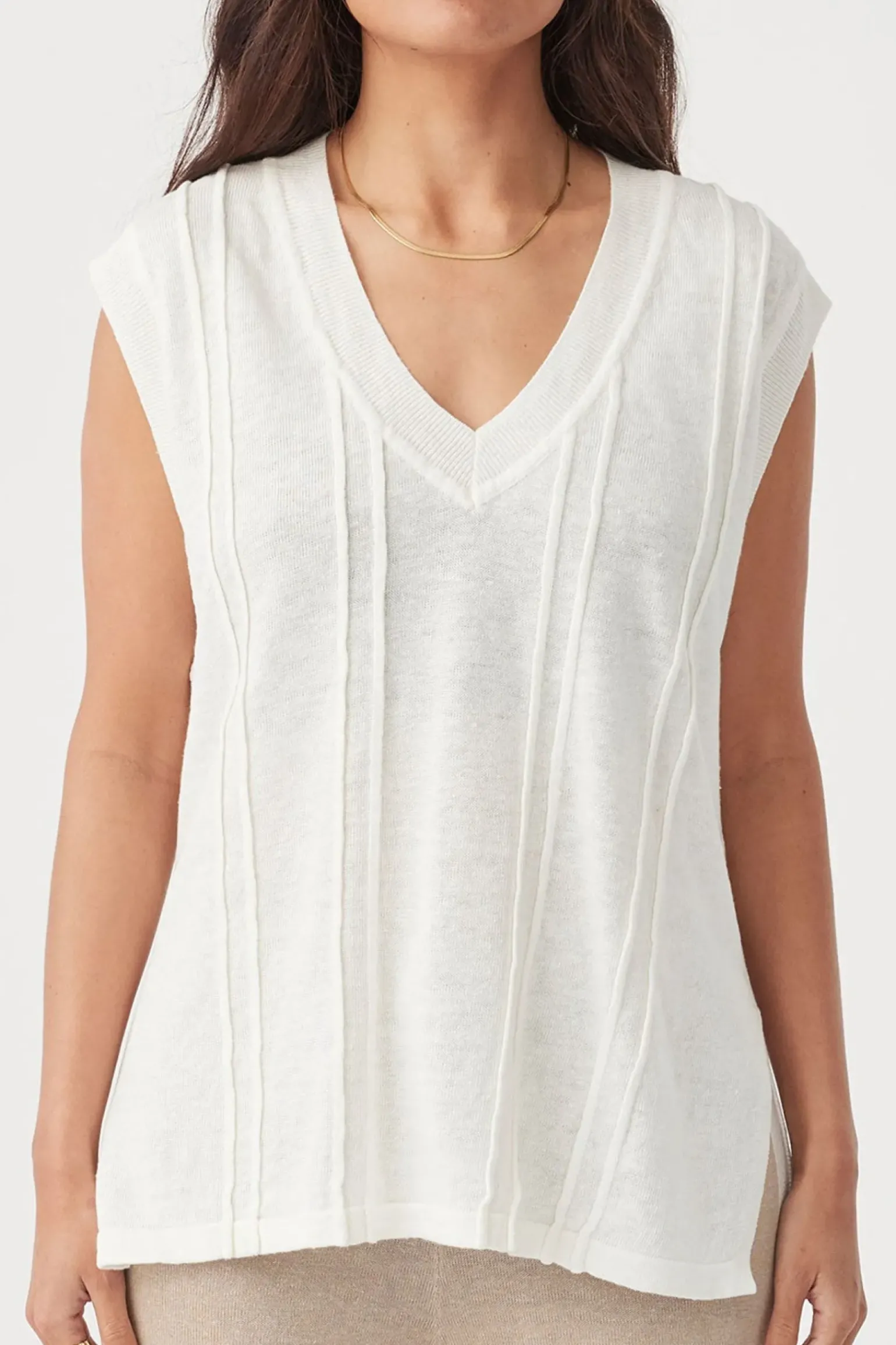 ARCAA Darcy Vest - Cream