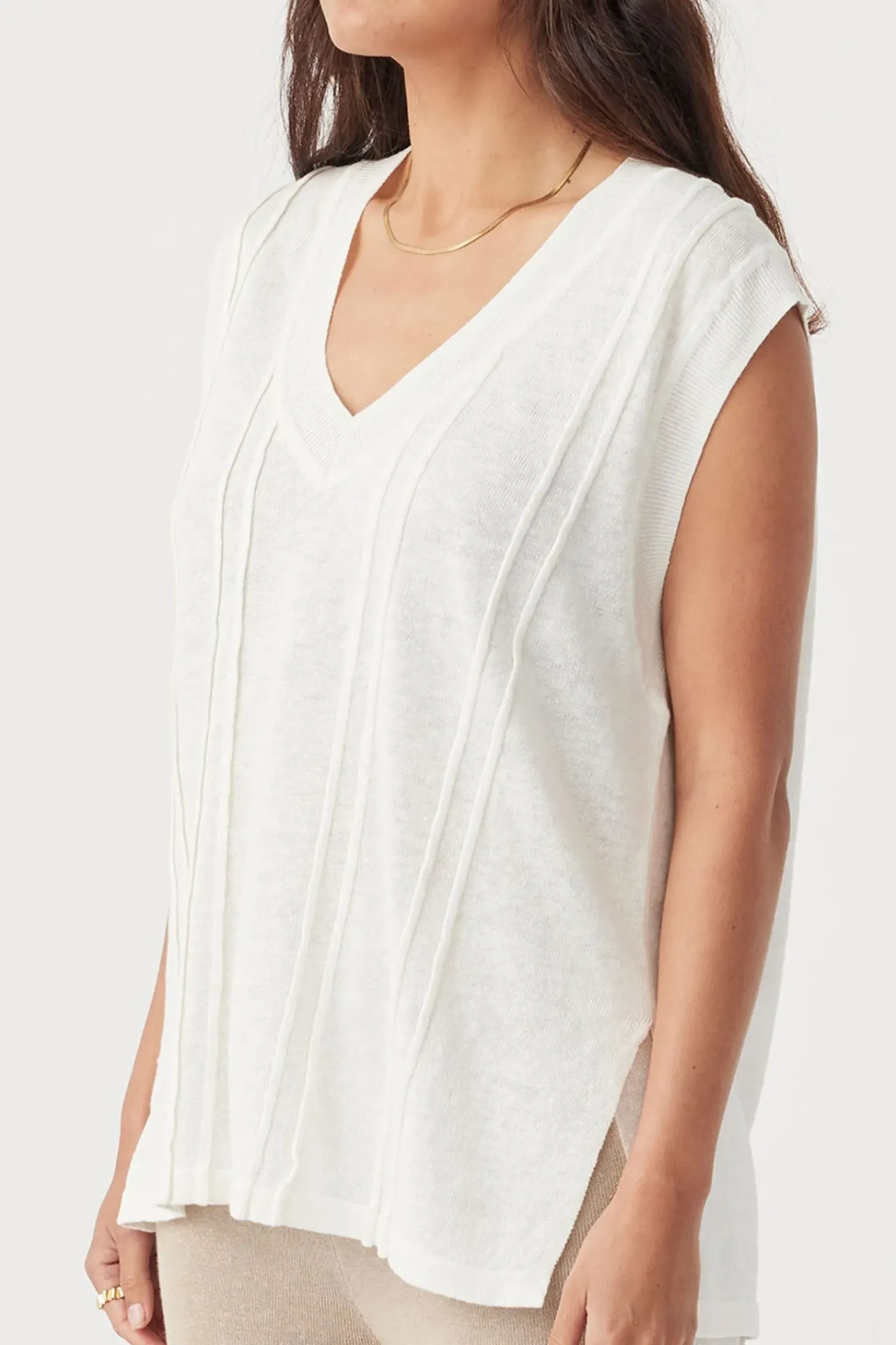 ARCAA Darcy Vest - Cream
