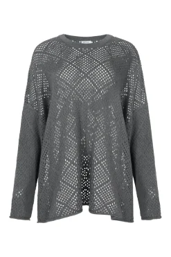 Arcaa Ezra Sweater- Dark Grey Marle