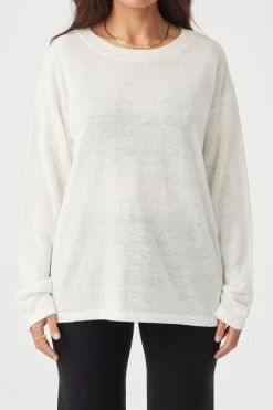 ARCAA Hugo Long Sleeve T-Shirt - Cream