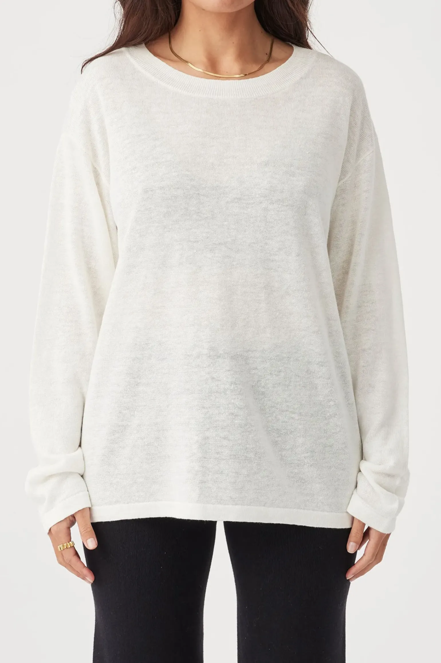 ARCAA Hugo Long Sleeve T-Shirt - Cream