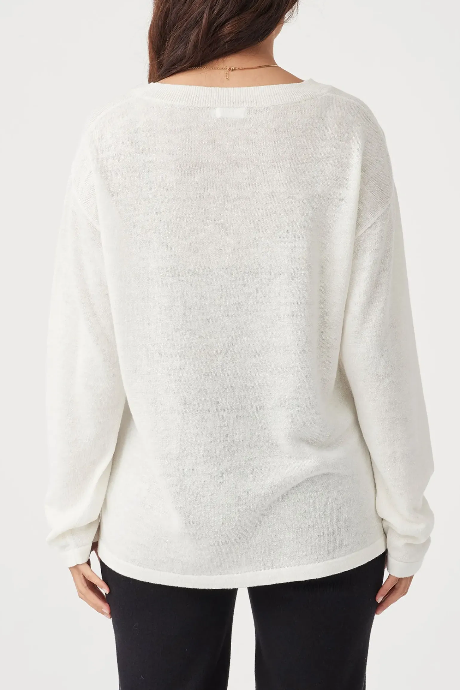 ARCAA Hugo Long Sleeve T-Shirt - Cream