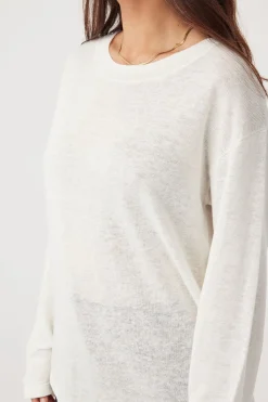 ARCAA Hugo Long Sleeve T-Shirt - Cream