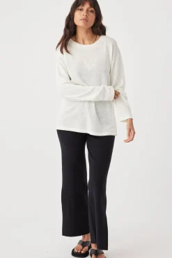 ARCAA Hugo Long Sleeve T-Shirt - Cream
