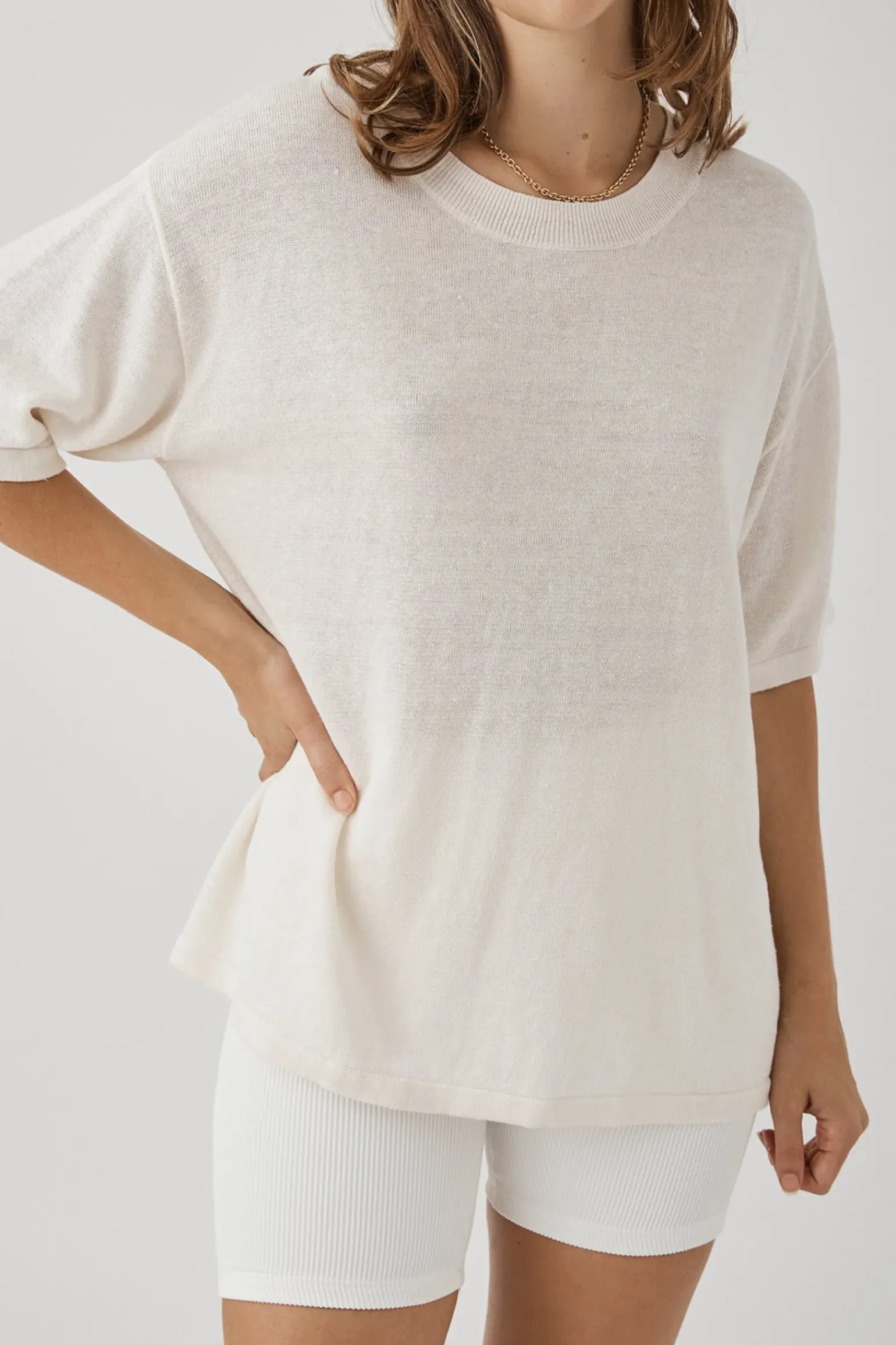 ARCAA Hugo T Shirt - Cream