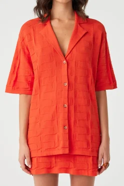 Arcaa Lara Shirt - Hibiscus