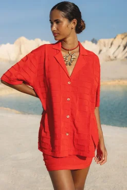 Arcaa Lara Shirt - Hibiscus