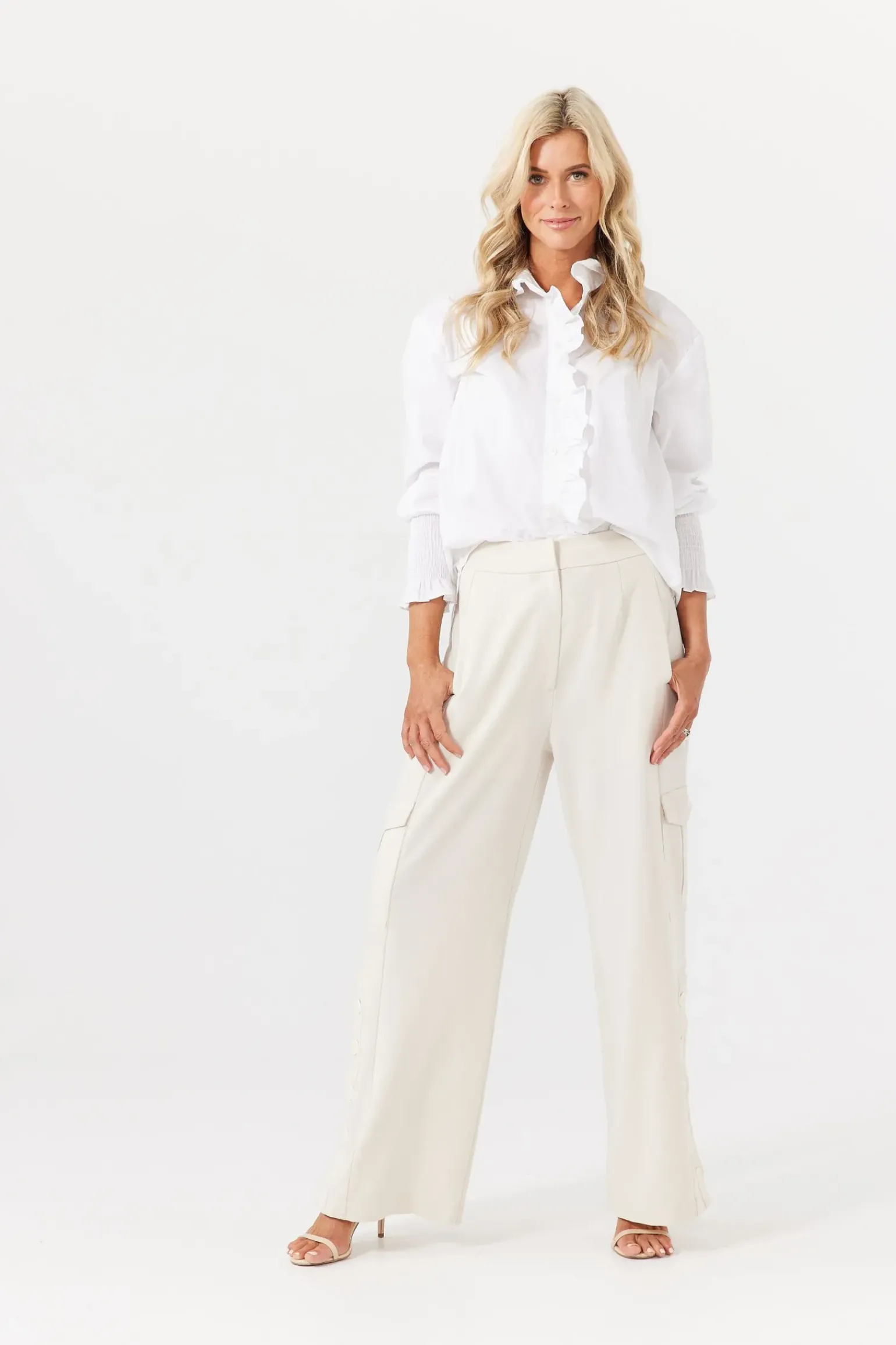 Brave and True The Countess Shirt - White
