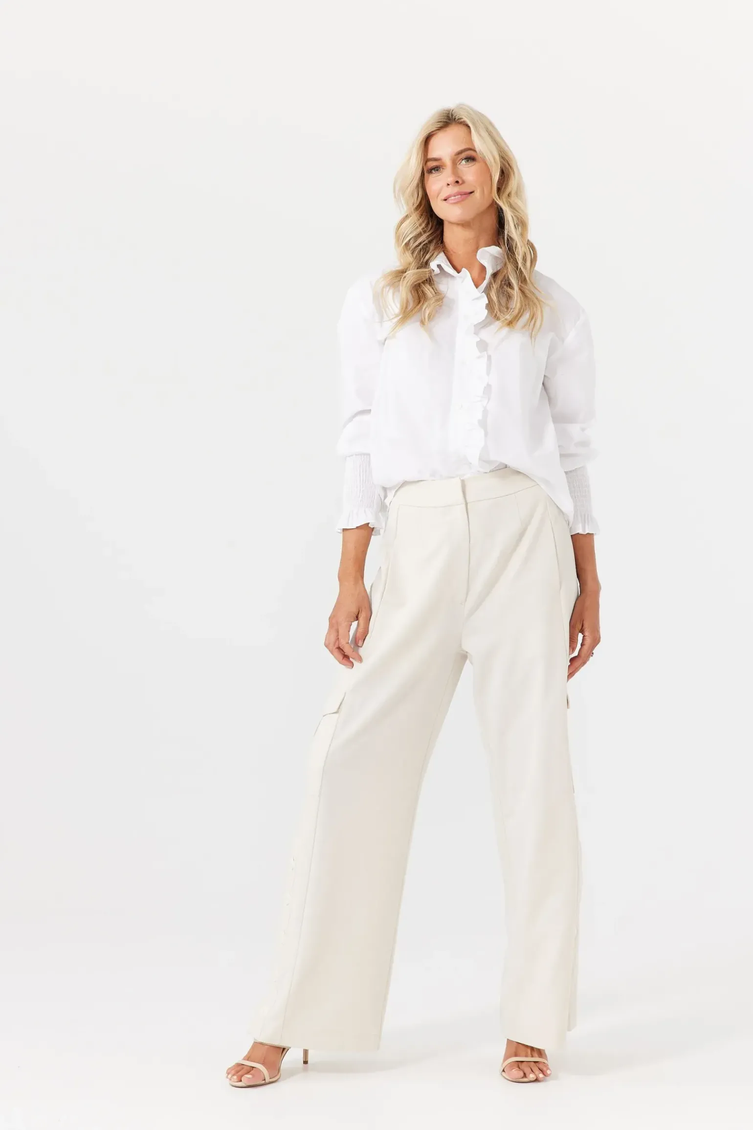 Brave and True The Countess Shirt - White