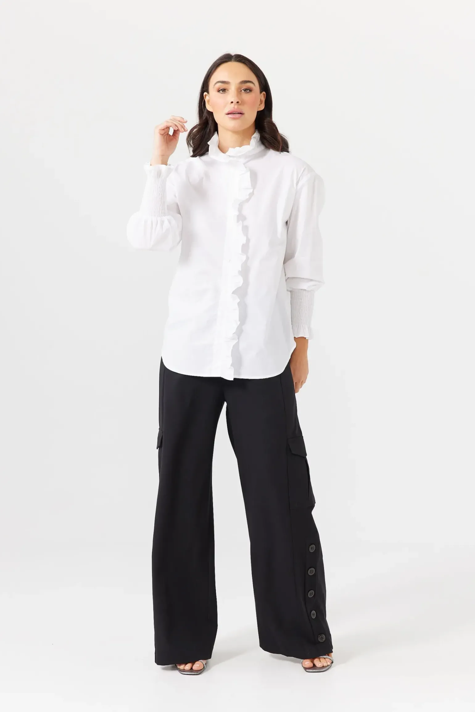 Brave and True The Countess Shirt - White
