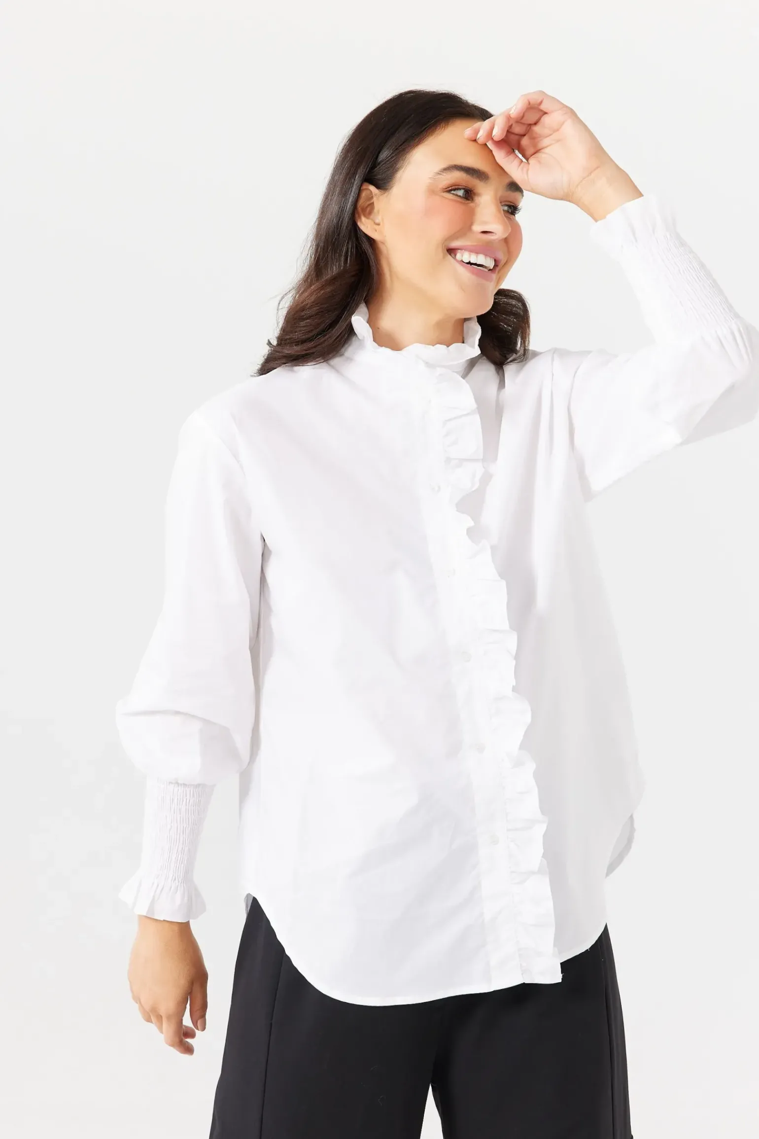 Brave and True The Countess Shirt - White