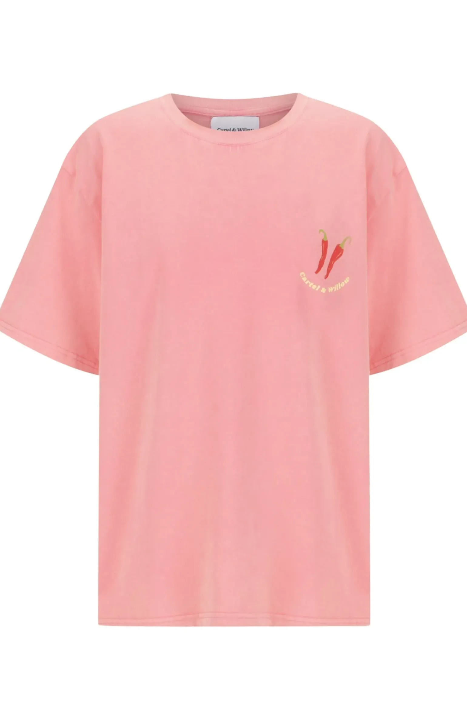 Cartel & Willow Hot Summer Tee - Pink/Hot Summer Print