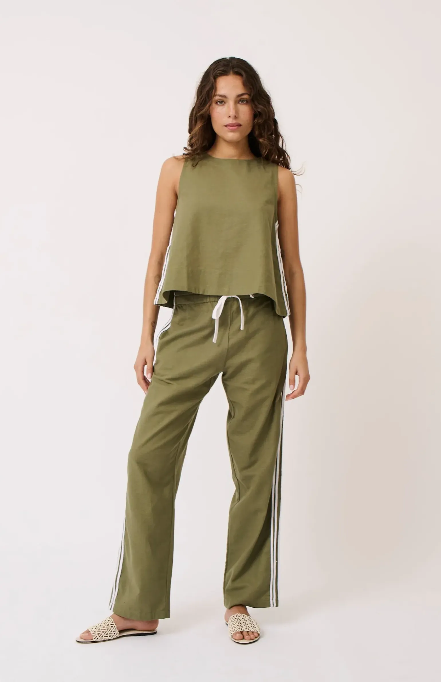 Cartel & Willow Nora Tank - Palm