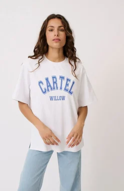 Cartel & Willow Sadie Tee - White Azure