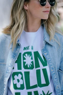 Ceres Boyfriend Tee - Honolulu Winter Green
