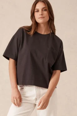 Ceres Life Boxy Pocket Tee- Phantom
