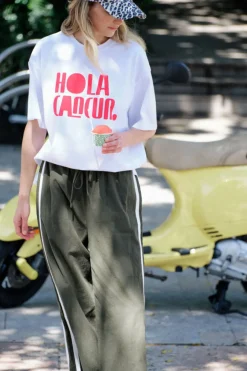 Ceres Life Boyfriend Tee - Hola Cancun Heritage Red