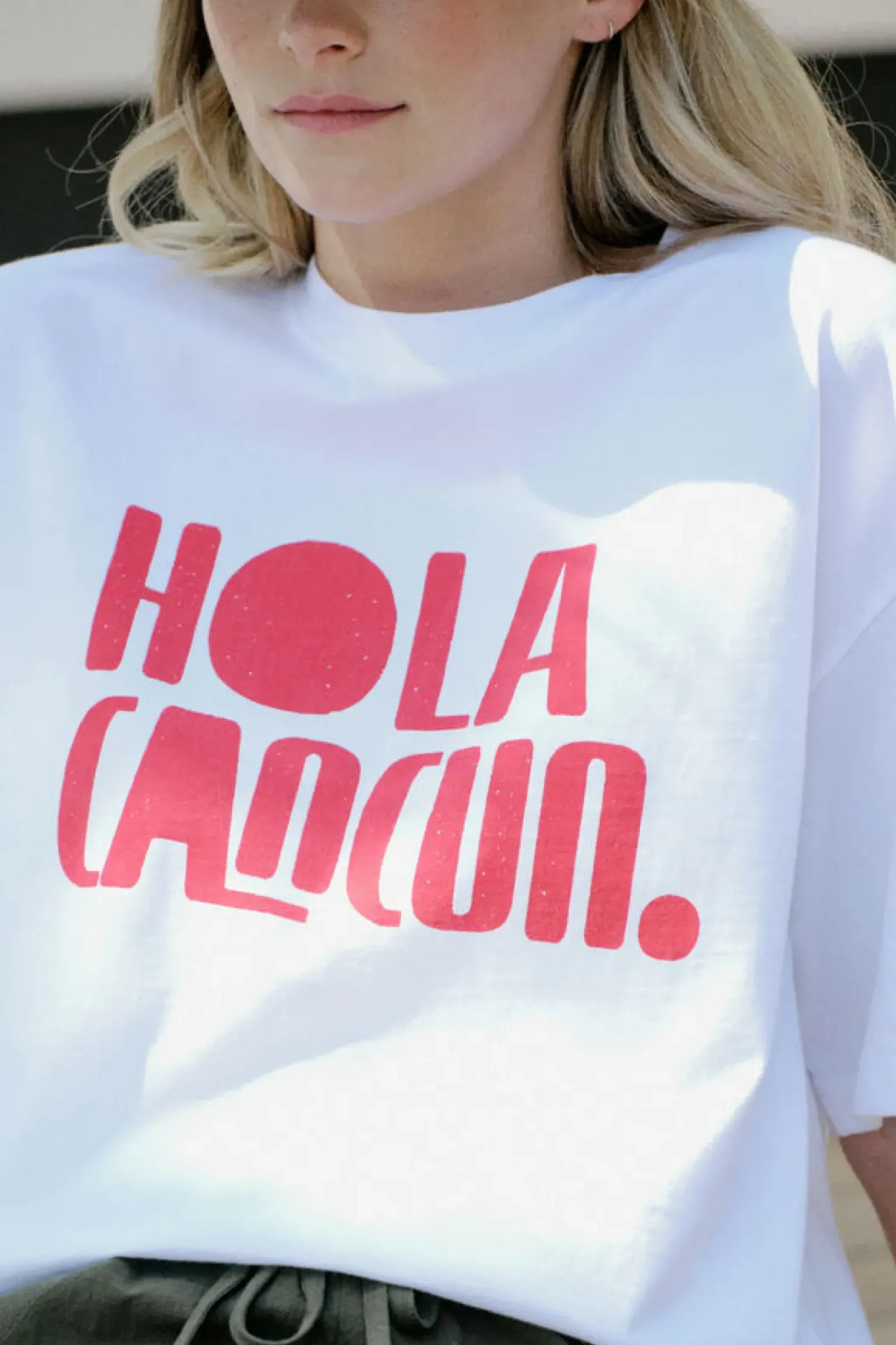 Ceres Life Boyfriend Tee - Hola Cancun Heritage Red