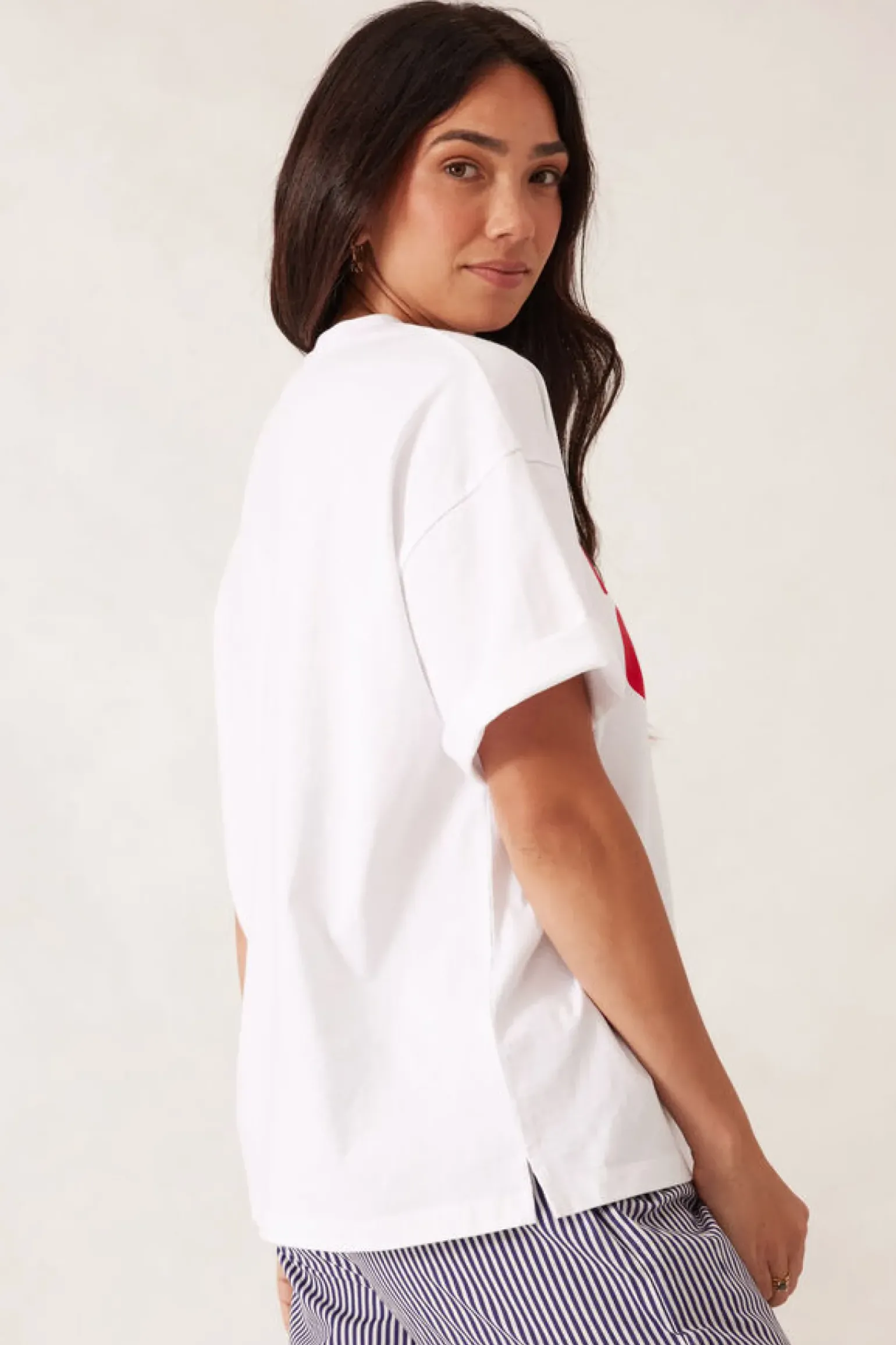 Ceres Life Boyfriend Tee - Hola Cancun Heritage Red