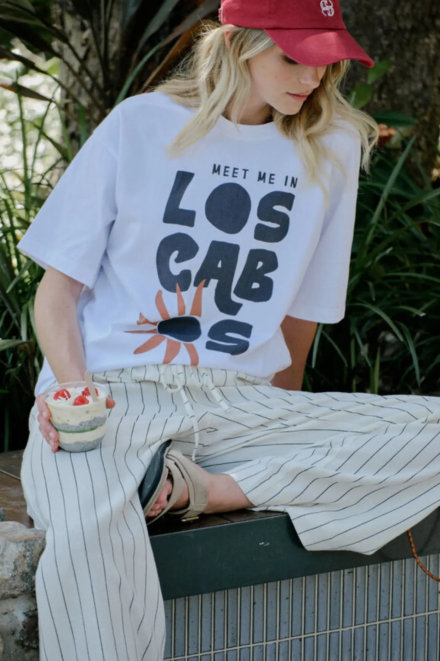 Ceres Life Boyfriend Tee - Los Cabos White