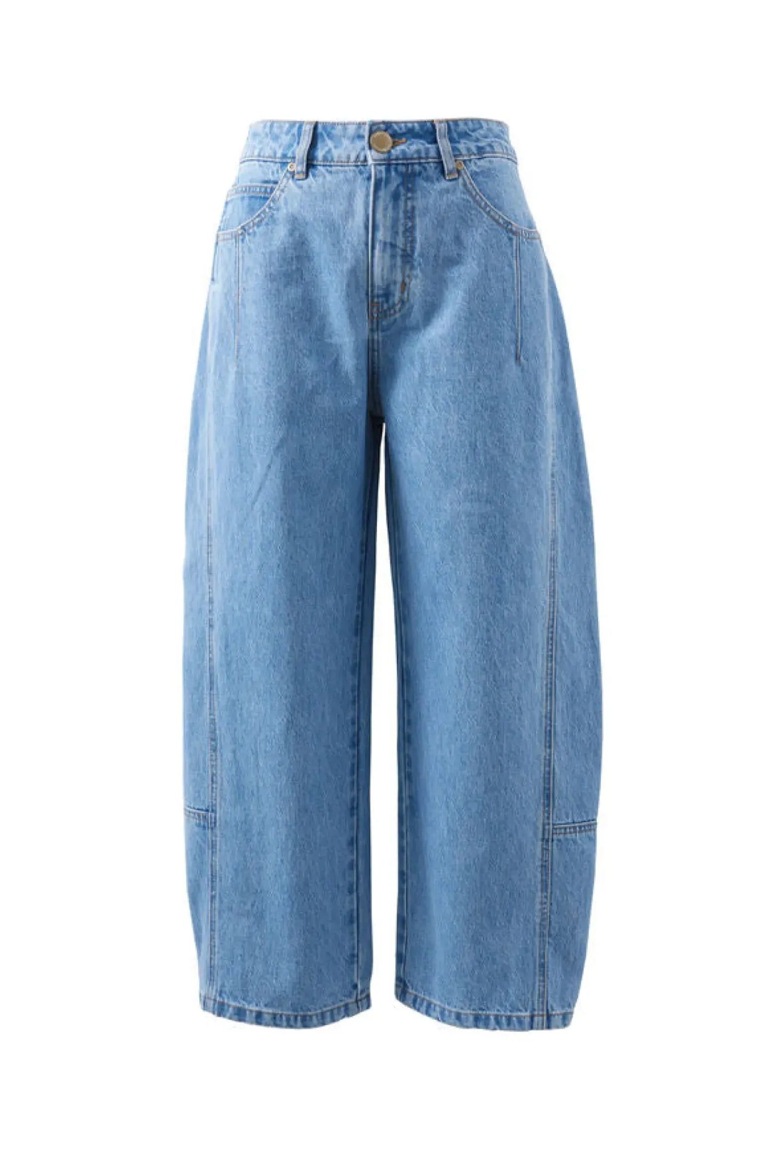 Ceres Life Darted Barrel Jean - Vintage Blue