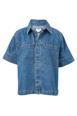 Ceres Life Jacqui Felgate Boxy Denim Shirt - Indigo Denim