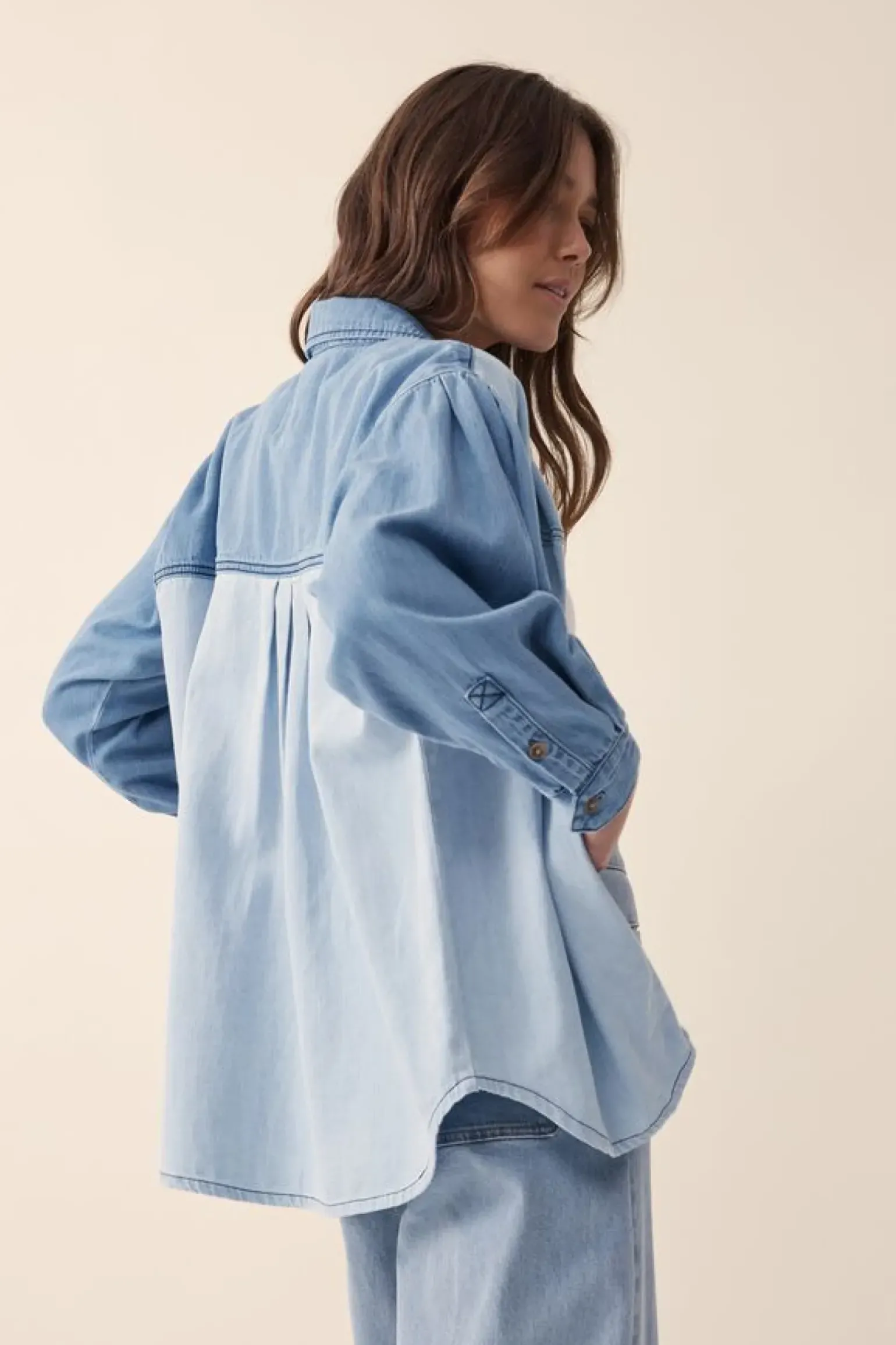 Ceres Life Long Sleeve Denim Shirt - Indigo