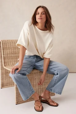 Ceres Life Loose Straight Jean - Vintage Blue