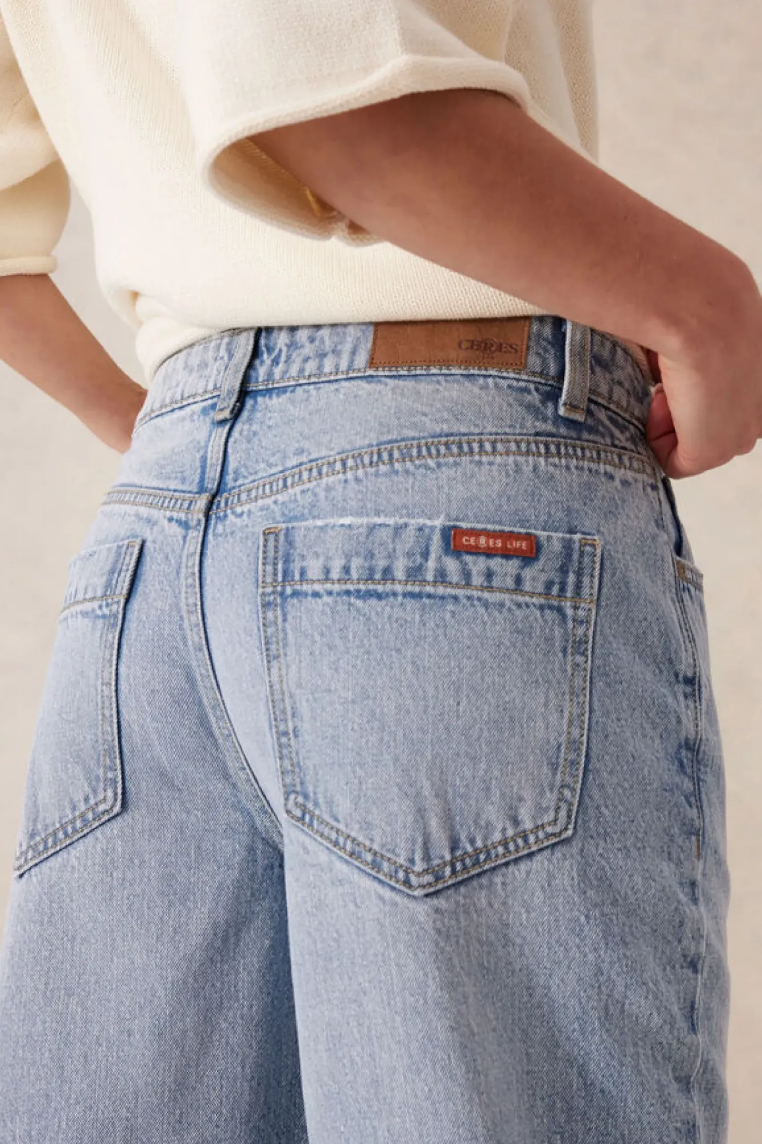 Ceres Life Loose Straight Jean - Vintage Blue