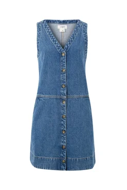 Ceres Life Side Pocket Mini Shift Dress - Fresh Indigo