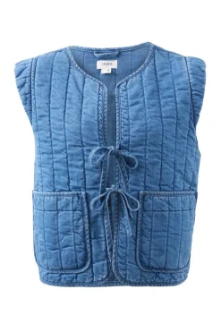 Ceres Life Tie Quilted Vest - Worn Blue