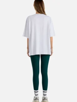 Ena Pelly Athletic Tee - White Marle