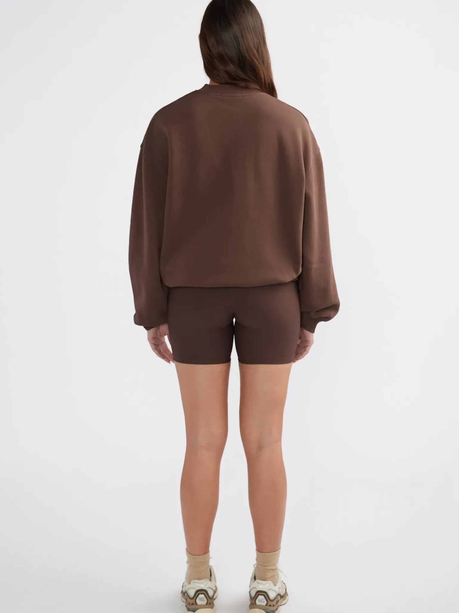 Ena Pelly Classic Collegiate Sweatshirt - Mocha