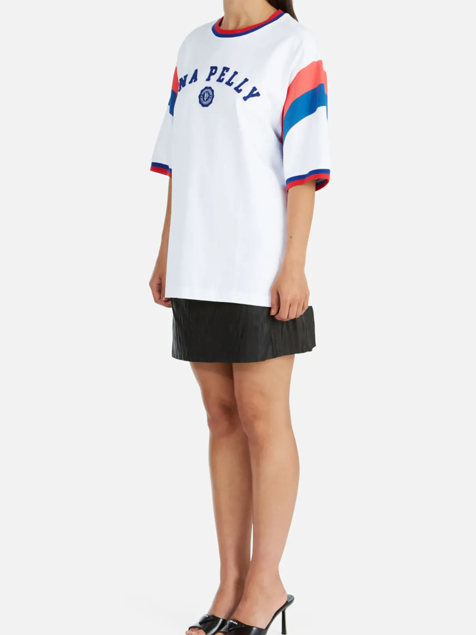 Ena Pelly Fathom Oversized Tee - Bright White