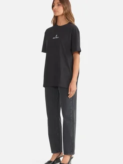 Ena Pelly Lexi Monogram Tee- Black