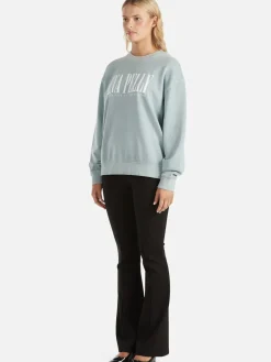 Ena Pelly Lilly Oversized Sweater City - Seafoam Wash