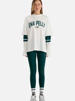 Ena Pelly 73 Long Sleeve Tee - Vintage White