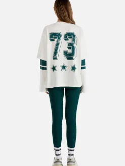 Ena Pelly 73 Long Sleeve Tee - Vintage White